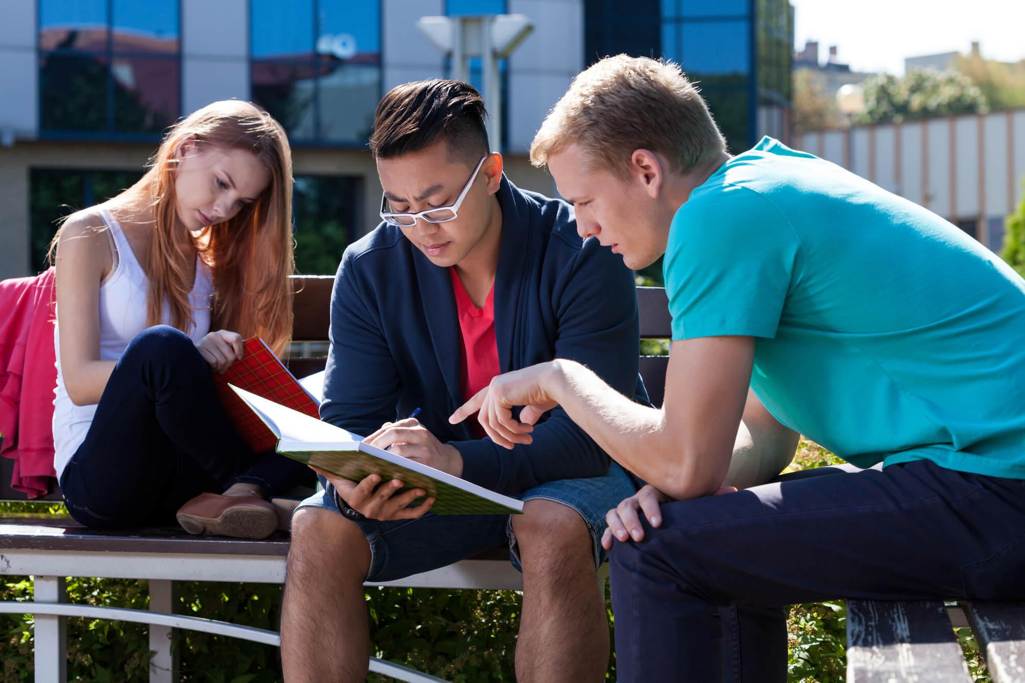 Students Studying